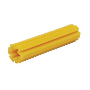 Tarugo Plastico 1/4 AMARILLO