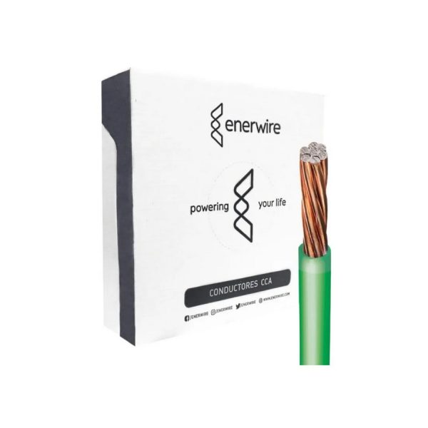 Cable THHN B5 12 Verde ENERWIRE