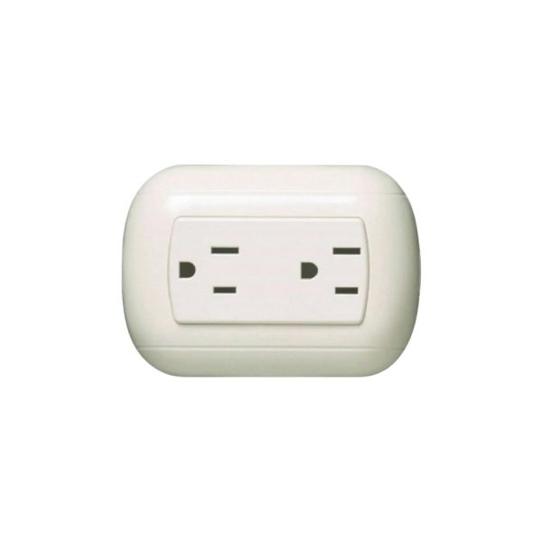 Armadura Oval P 38 Doble Poralizado Superficial BTICINO (P38)