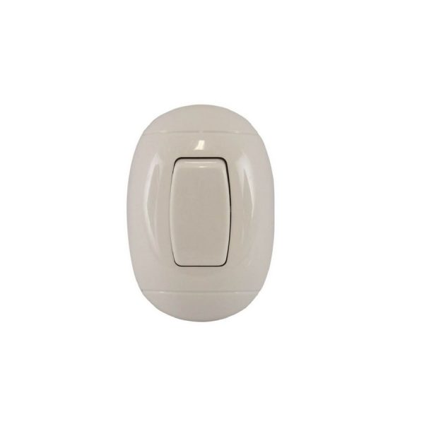 Interruptor Oval P52 Superficial Sencillo 10A (930)