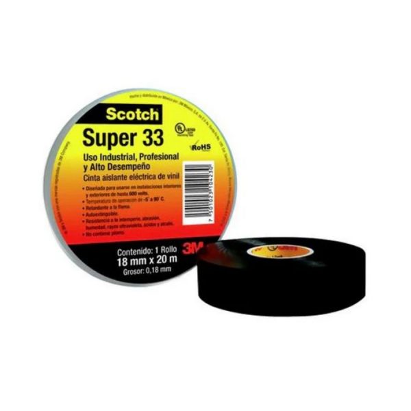 Cinta Aislar Scotch Super 33